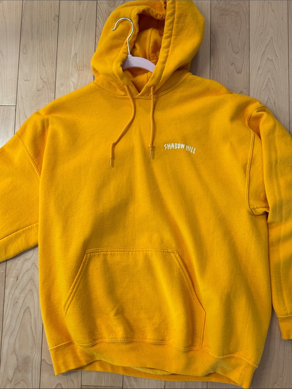 Shadow Hill Bright Yellow Pullover Hoodie